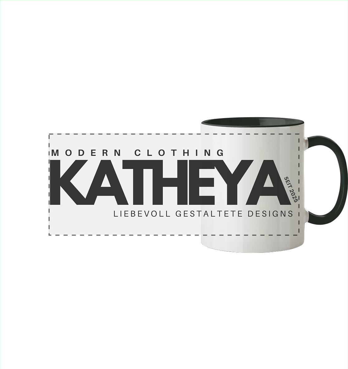 KATHEYA-LOGO Tasse - Panorama Tasse zweifarbig