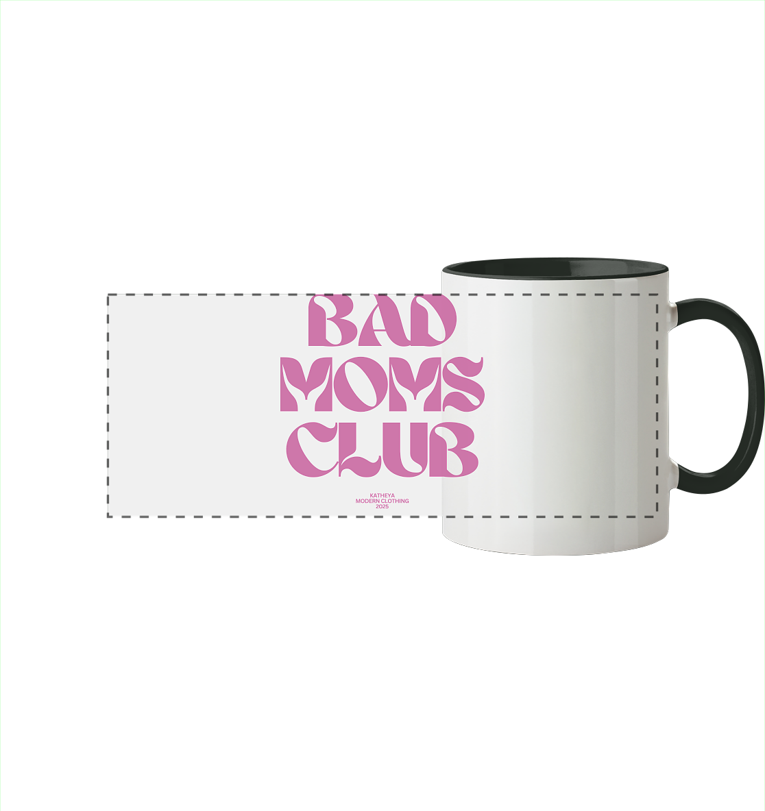 Bad Moms Club - Panorama Tasse zweifarbig