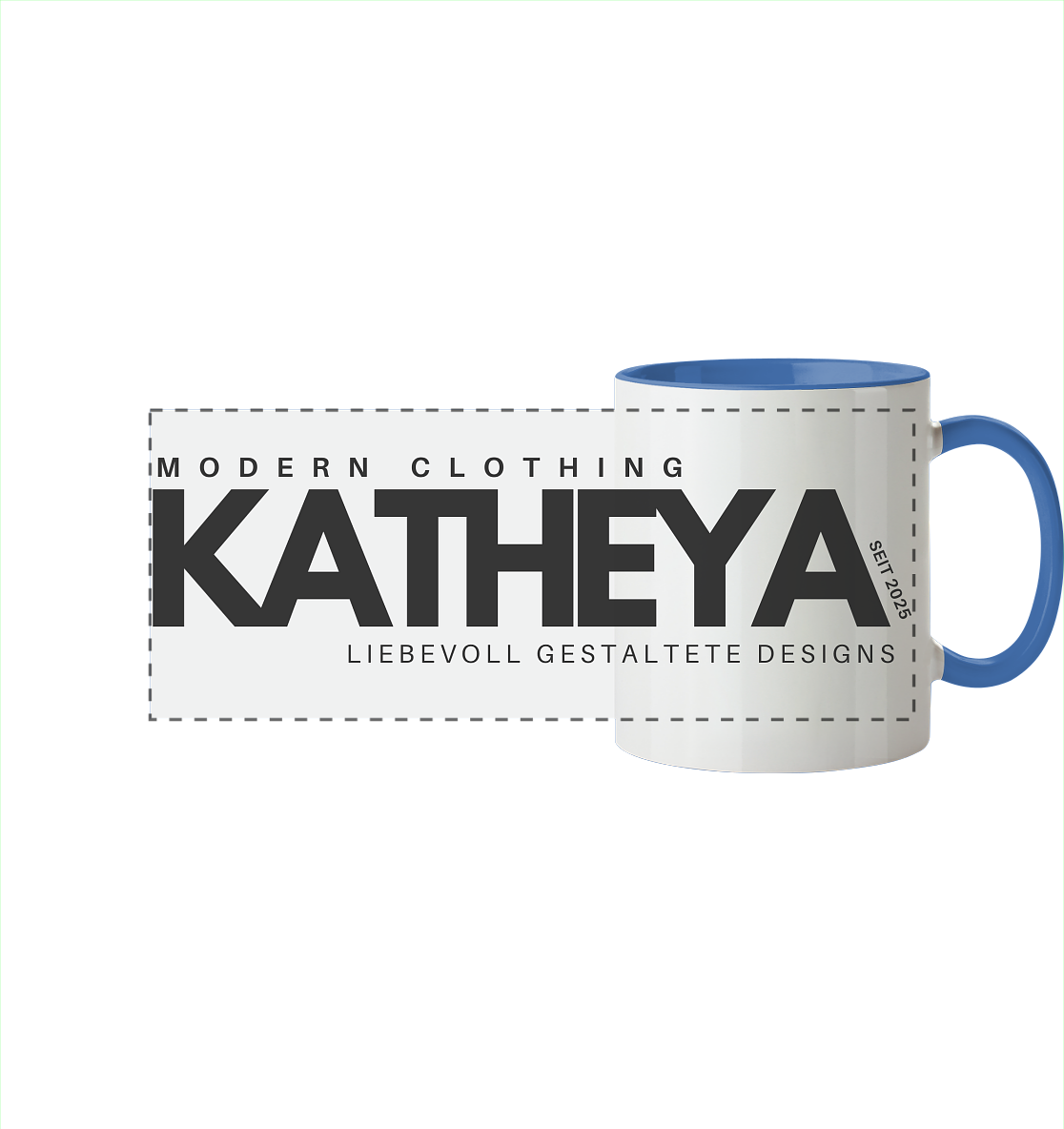 KATHEYA-LOGO Tasse - Panorama Tasse zweifarbig