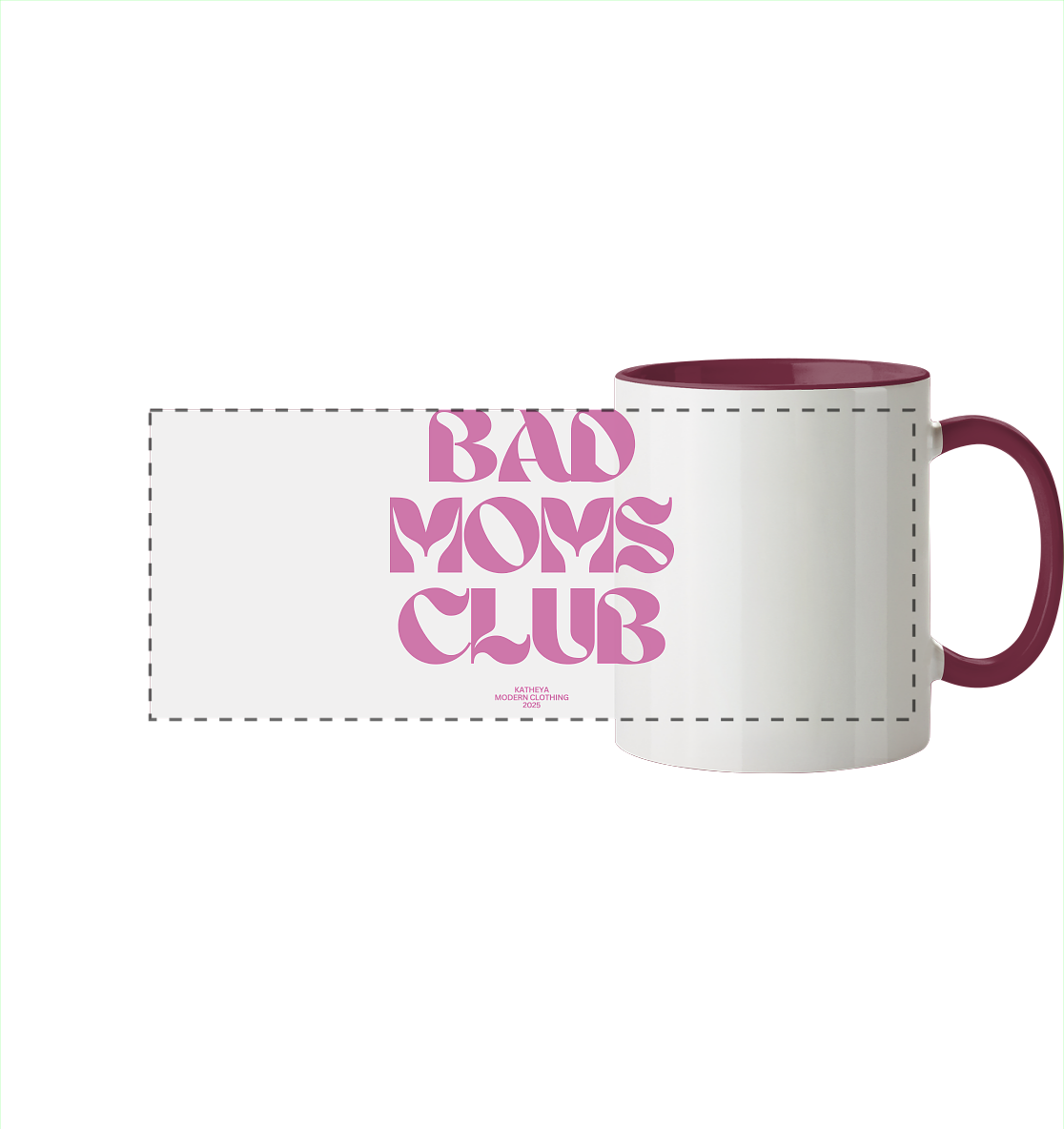 Bad Moms Club - Panorama Tasse zweifarbig