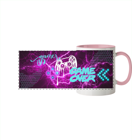 Gamer Girl - Panorama Tasse zweifarbig