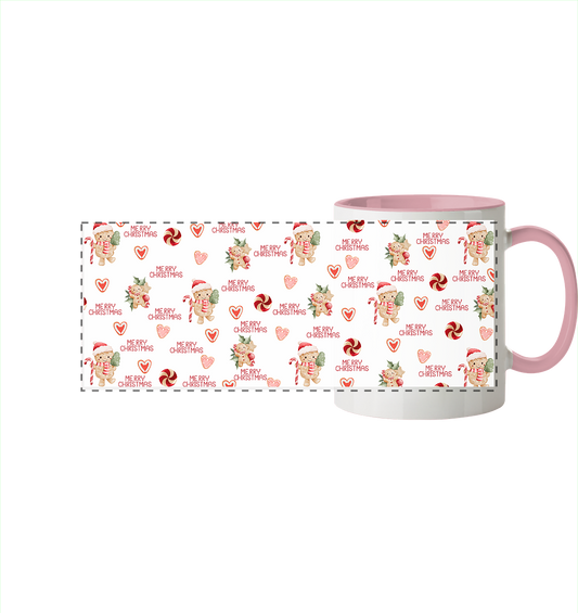 Lebkuchen Tasse - Panorama Tasse zweifarbig