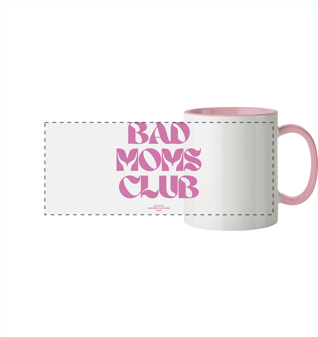 Bad Moms Club - Panorama Tasse zweifarbig