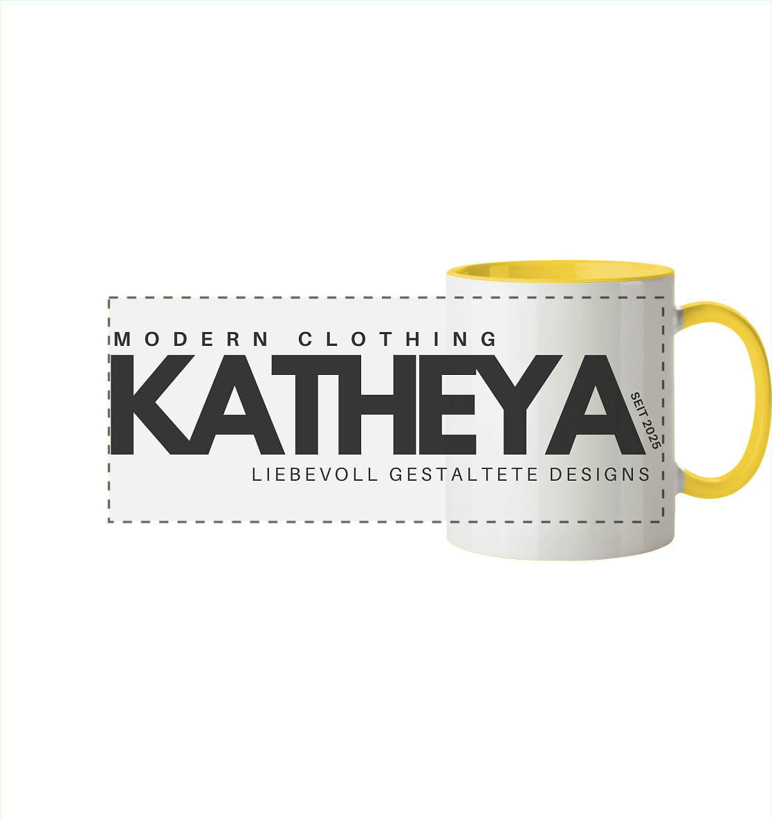 KATHEYA-LOGO Tasse - Panorama Tasse zweifarbig