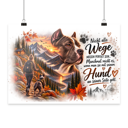 Dog Love - Poster Din A3 (quer)