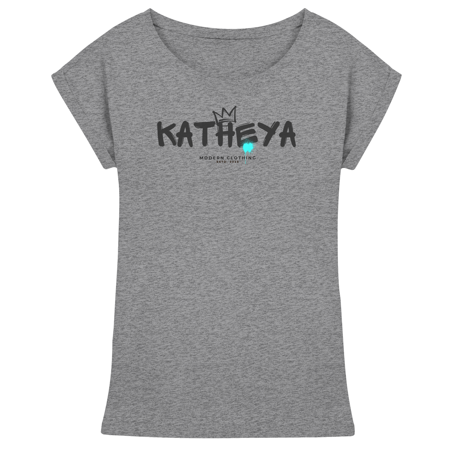 KATHEYA  - Womens Extended Shoulder T-Shirt