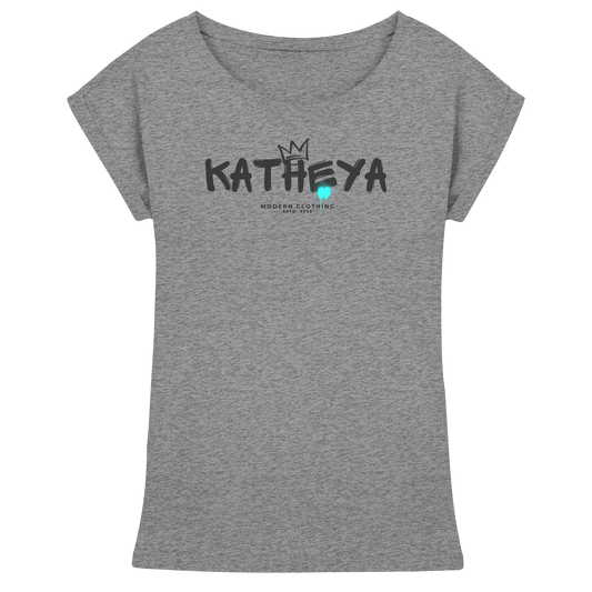 KATHEYA  - Womens Extended Shoulder T-Shirt