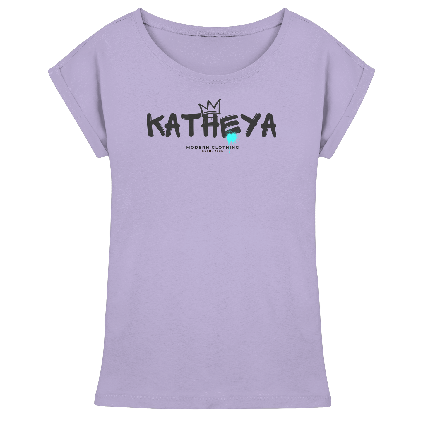 KATHEYA  - Womens Extended Shoulder T-Shirt