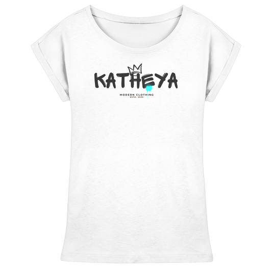 KATHEYA  - Womens Extended Shoulder T-Shirt