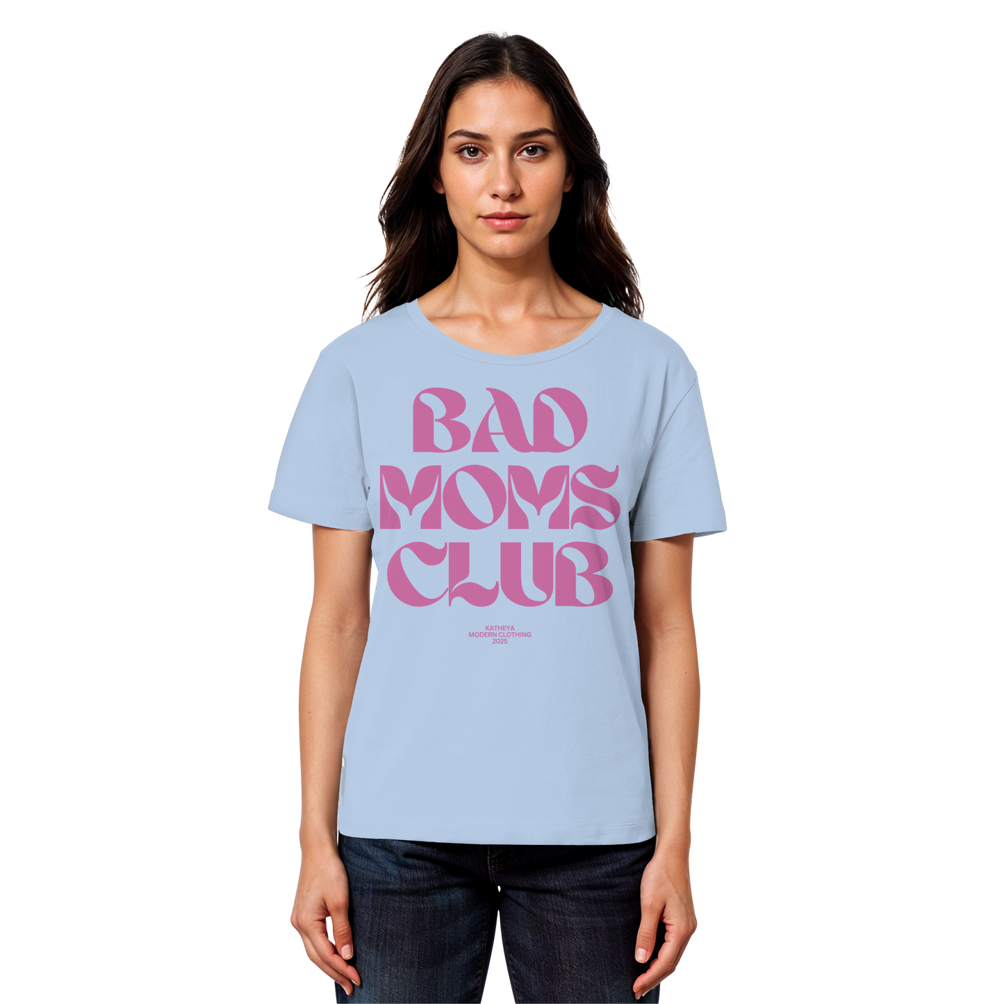 Bad Moms Club - Womens Organic Lightweight T-Shirt