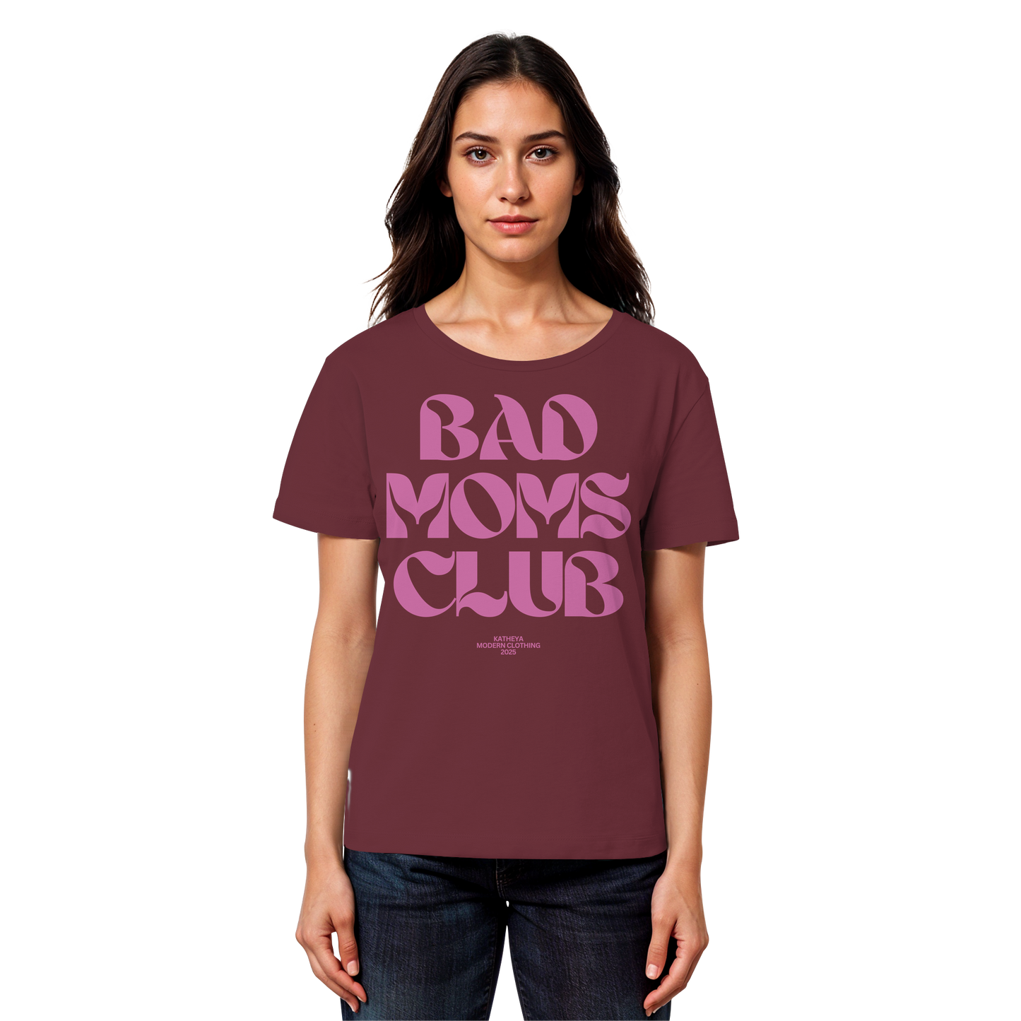 Bad Moms Club - Womens Organic Lightweight T-Shirt