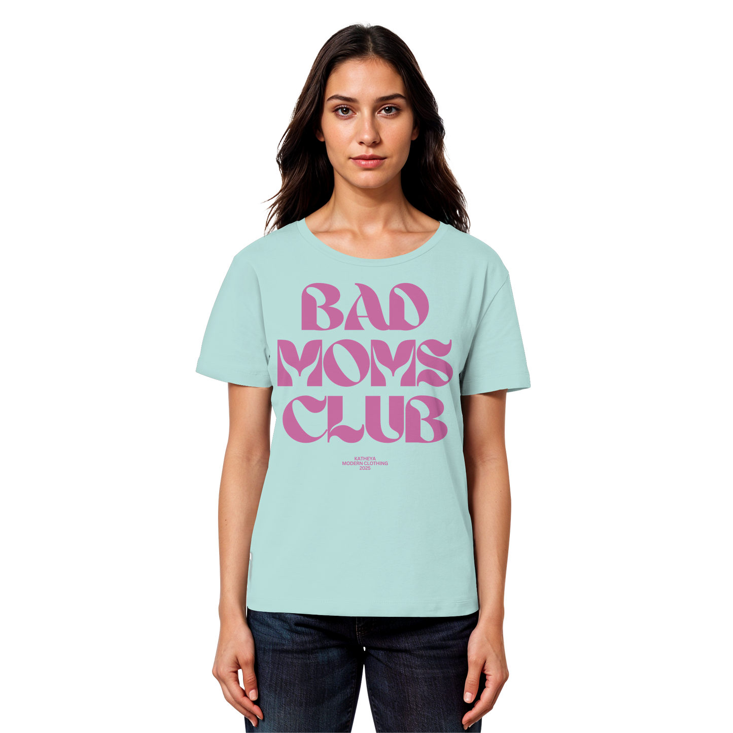 Bad Moms Club - Womens Organic Lightweight T-Shirt