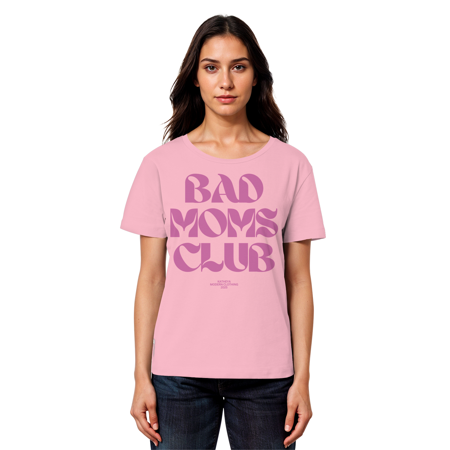 Bad Moms Club - Womens Organic Lightweight T-Shirt