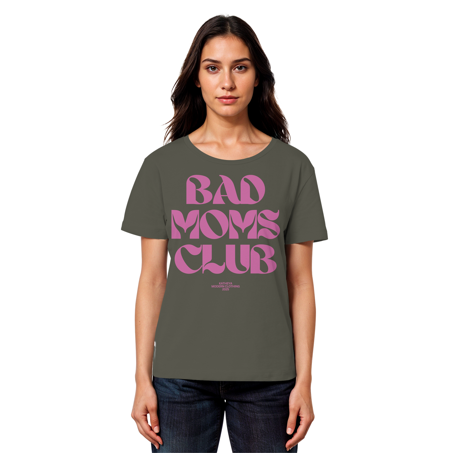 Bad Moms Club - Womens Organic Lightweight T-Shirt