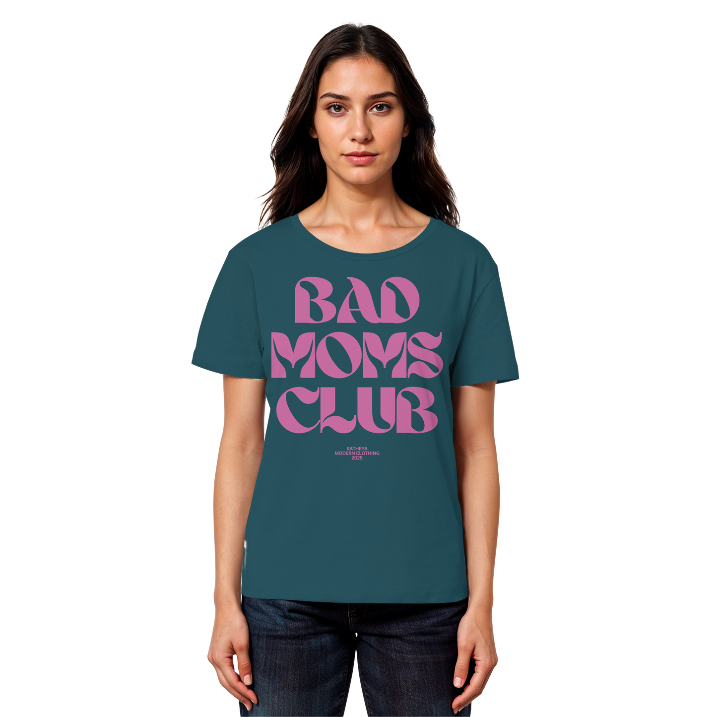 Bad Moms Club - Womens Organic Lightweight T-Shirt