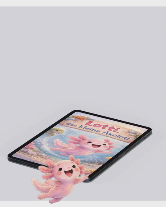 Lotti Axolotl Mitmachbuch für Kinder – Gefühle verstehen